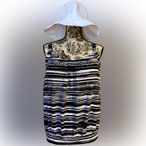 Lands’ End Blouson Tankini Swim Top